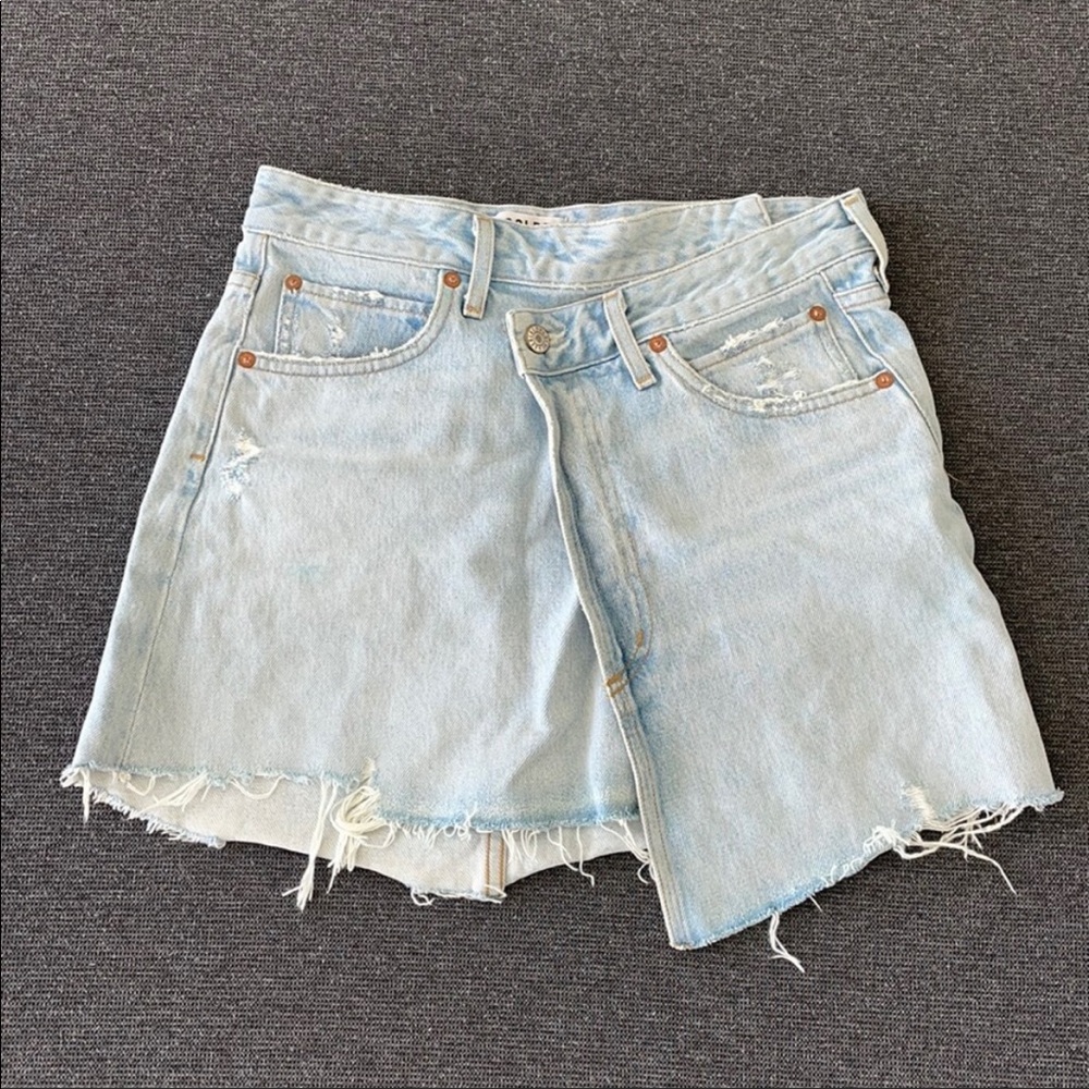 Agolde Criss-Cross Skirt | Size 25